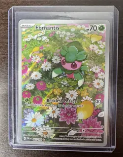 Fomantis IR 085/084 | Pitch Black | Pokemon TCG Illustration Rare Near Mint - Image 3