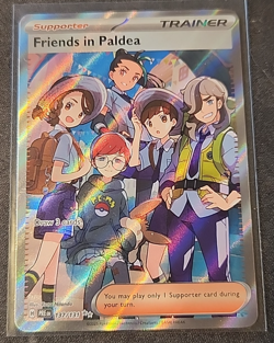 FRIENDS IN PALDEA 2025 Pokemon Scarlet and Violet Prismatic Evolutions #137 NM - Image 1
