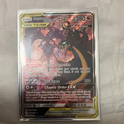 Pokemon TCG Naganadel & Guzzlord GX TAG TEAM Alt Full Art Holo 224/236 - Image 3