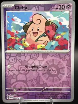 Pokemon TCG - Cleffa - 080/197 - Obsidian Flames - Reverse Holo - Image 1