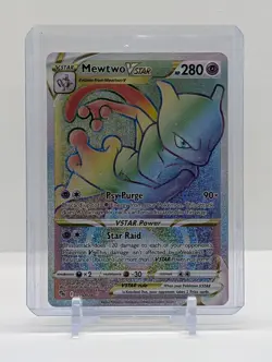 Pokemon Mewtwo VSTAR 079/078 Secret Rare Holo ENG 2022 - Image 1