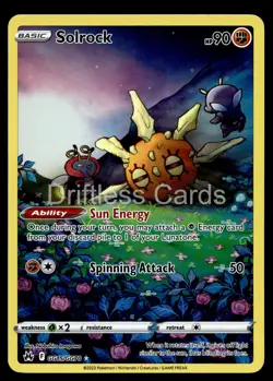 Solrock GG15/GG70 Holo Crown Zenith Galarian Gallery Pokemon Holo NM/M - Image 1