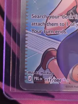 Misty's Vitality 111/084 PBL Rare Holo EN Trainer-Supporter Pokemon TCG 2026 - Image 5