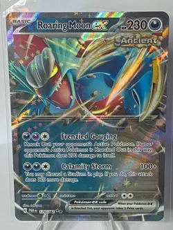 Roaring Moon ex 124/182 Double Rare Paradox Rift Pokemon Holo Near Mint - Image 1