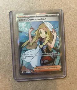 Pokemon Company Lillie's Determination 169/132 ME01 Full Art Holo Ultra Rare ENG - Image 1