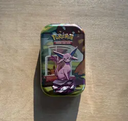 Pokemon TCG Scarlet & Violet—Prismatic Evolutions Mini Tin (Espeon) - Image 1