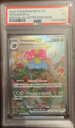 Pokemon 2023 Venusaur ex #198/165 SVI 151 SIR Holo PSA 7 English - Image 1