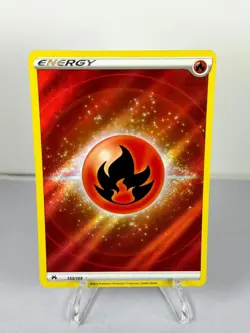 Fire Energy 153/159 Ultra Rare Crown Zenith Pokemon Holo Near Mint - Image 1