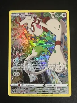 Smeargle TG10/TG30 Pokemon Silver Tempest Trainer Gallery Full Art Holo NM - Image 1