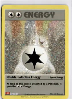 Pokemon English CLC *Holo Double Colorless Energy (CLC) 032/034 NM TCG Classic - Image 1
