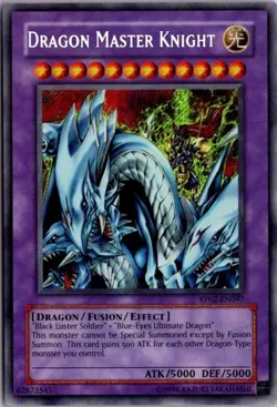 Konami Yu-Gi-Oh! Dragon Master Knight RP02-EN097 Retro Pack 2 Secret Rare - Image 1