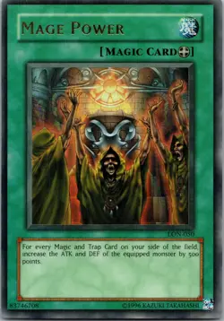 Yugioh Mage Power LON-050 Ultra Rare NM - Image 1