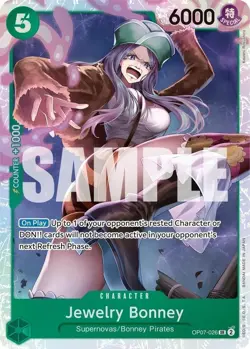One Piece TCG - Jewelry Bonney (026) SR Foil 500 Years in the Future OP07-026 NM - Image 1