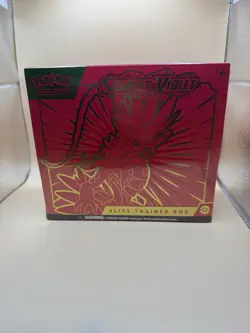 Pokemon Scarlet and Violet Elite Trainer Box ETB (Red) NEW Factory SEALED BOX - Image 1