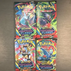 4 Pokemon TCG Phantasmal Flames Mega Evolution Booster Packs (10 Cards) - Image 1