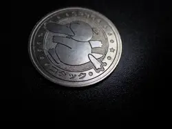 Pokemon Card Meiji Promo Metal Battle Coin Silver Shining Psyduck #6749 - Image 4