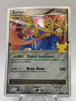 Zacian LV. X - Promo SWSH: Sword & Shield Promo Cards SWSH135 Celebrations NM - Image 1