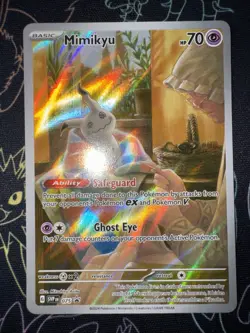 Mimikyu 075 SV Scarlet & Violet Promo Holo Basic ENGLISH Pokemon TCG Card - Image 1