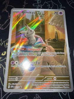 Mimikyu 075 SV Scarlet & Violet Promo Holo Basic ENGLISH Pokemon TCG Card - Image 2