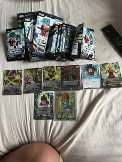 Dragon Ball Super Card Game TCG FB10 Cross Force Lot Of 8 cards with bulk - Image 1