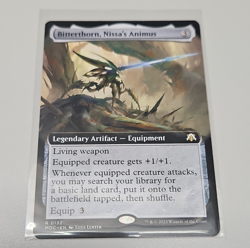 Magic: The Gathering Bitterthorn, Nissa's Animus MOMC Rare 0132 EN Ext Art - Image 1