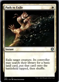 Path to Exile 104 Uncommon Commander: Dominaria United Magic: The Gathering NM - Image 1