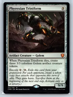 PHYREXIAN TRINIFORM 331 MYTHIC COMMANDER LEGENDS MAGIC: THE GATHERING NM - Image 1