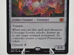 MTG Magic: The Brothers' War: Cityscape Leveler #233/287 Mythic - NM - Image 3