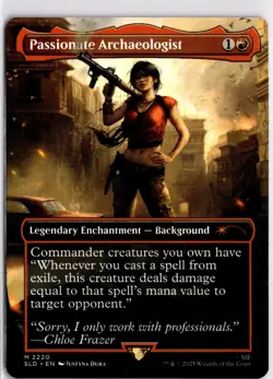 MTG SLD *Non-Foil Passionate Archaeologist 2220 M NM Secret Lair Drop Uncharted - Image 1
