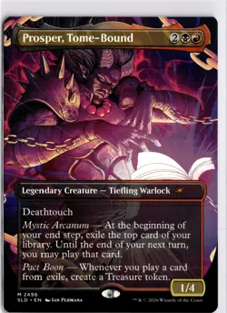 MTG SLD *Non-Foil Prosper, Tome-Bound 2496 M NM Secret Lair Baldur's Gate - Image 1