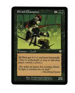 Elvish Champion Invasion 186/350 Rare Green Creature - Image 3