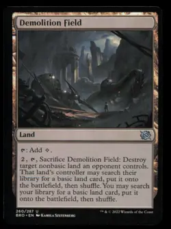 Demolition Field 260 The Brothers' War Magic: The Gathering - Image 1