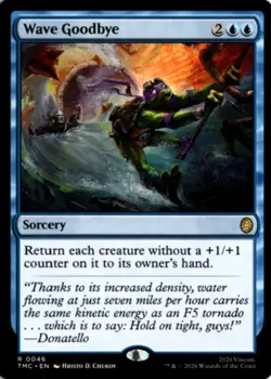 MTG TMC *Non-Foil Wave Goodbye 46 R NM Commander: Teenage Mutant Ninja Turtles 2 - Image 1