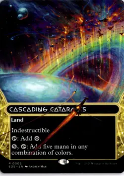 MTG EOS *Non-Foil Cascading Cataracts () (Borderless) 5 R NM Edge of Eternities - Image 1