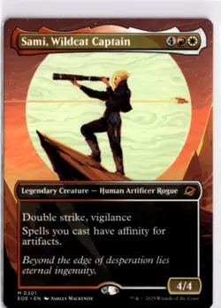 MTG EOE *Non-Foil Sami, Wildcat Captain (Borderless) 301 M NM Edge of Eternities - Image 1
