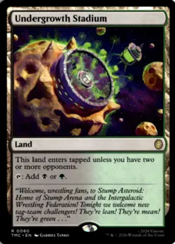 MTG TMC *Non-Foil Undergrowth Stadium 80 R NM Commander: Teenage Mutant Ninja Tu - Image 1