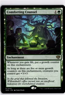 MTG SOS *Non-Foil Comforting Counsel 143 R NM Secrets of Strixhaven 2026 - Image 1