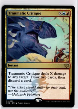 MTG SOS *Non-Foil Traumatic Critique 239 R NM Secrets of Strixhaven 2026 - Image 1