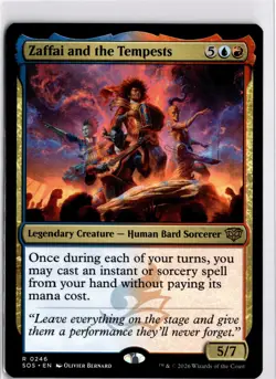 MTG SOS *Non-Foil Zaffai and the Tempests 246 R NM Secrets of Strixhaven 2026 - Image 1