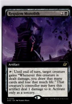 MTG EOE *Non-Foil Requiem Monolith (Extended Art) 333 R NM Edge of Eternities - Image 1