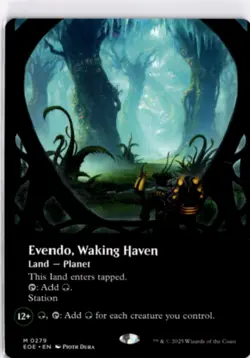 MTG EOE *Non-Foil Evendo, Waking Haven (Borderless) 279 M NM Edge of Eternities - Image 1