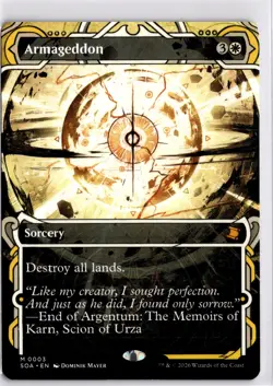 MTG SOA *Non-Foil Armageddon 3 M NM Secrets of Strixhaven: Mystical Archive 2026 - Image 1