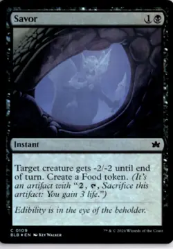 MTG BLB *Foil Savor 109 C NM Bloomburrow - Image 1
