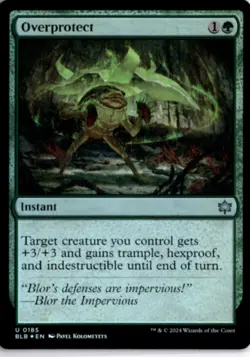 MTG BLB *Foil Overprotect 185 U NM Bloomburrow - Image 1