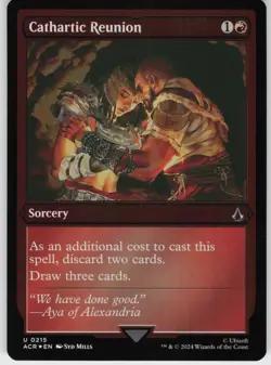 FOIL CATHARTIC REUNION (FOIL ETCHED) 215 UC NEAR MINT - Image 1