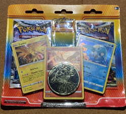 Pokemon TCG Zapdos Moltres Articuno Promo Blister 2 Pack with 3 Foil Cards - Image 1