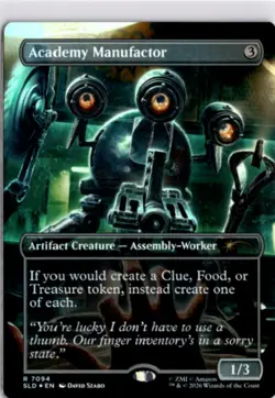 MTG Fallout SLD *Foil Academy Manufactor () (Rainbow Foil) 2195 R NM Secret Lair - Image 1