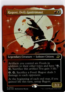 MTG EOE *Foil Ragost, Deft Gastronaut (Borderless) 300 R NM Edge of Eternities - Image 1
