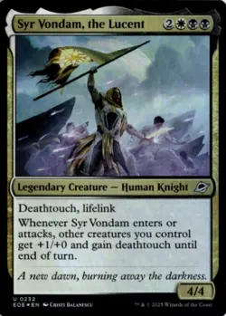 MTG EOE *Foil Syr Vondam, the Lucent 232 U NM Edge of Eternities - Image 1
