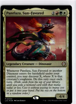 MTG LCC *Foil Pantlaza, Sun-Favored 4 M NM Commander: The Lost Caverns of Ixalan - Image 1
